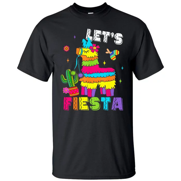 Lets Fiesta Cinco De Mayo Mexican Party Mexico Donkey Pinata Tall T-Shirt