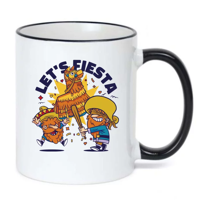 Let's Fiesta Celebration Black Color Changing Mug