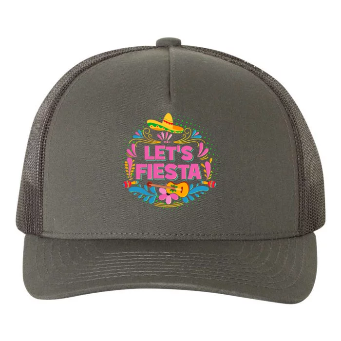 Let's Fiesta Celebrate Cinco De Mayo Yupoong Adult 5-Panel Trucker Hat