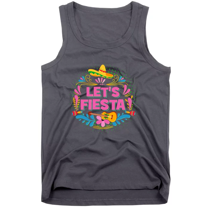 Let's Fiesta Celebrate Cinco De Mayo Tank Top