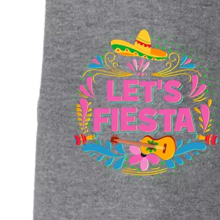 Let's Fiesta Celebrate Cinco De Mayo Doggie 3-End Fleece Hoodie