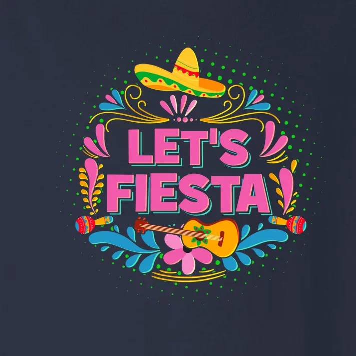 Let's Fiesta Celebrate Cinco De Mayo Toddler Long Sleeve Shirt