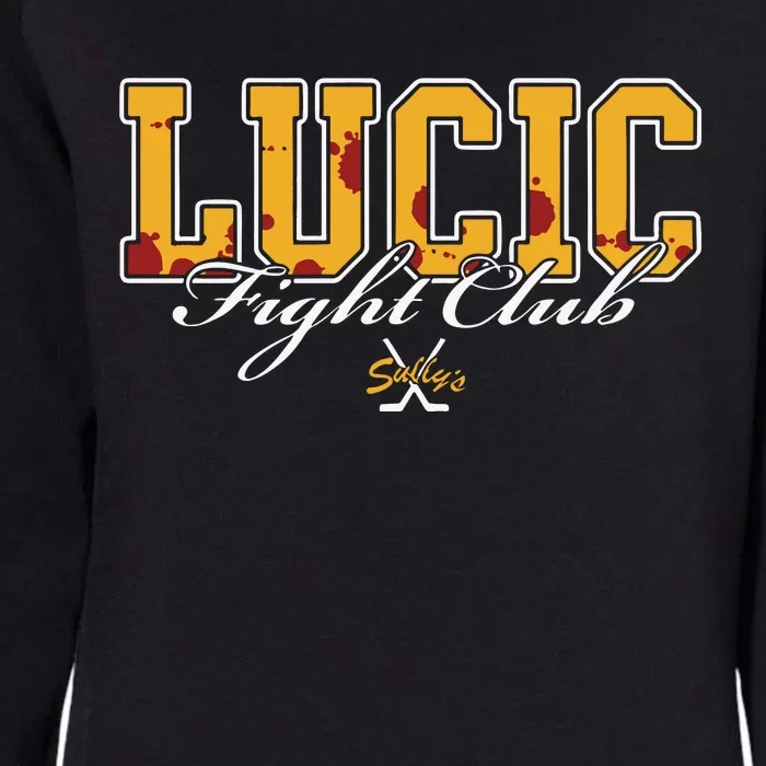 Lucic Fight Club 15th Anniversary Womens California Wash Sweatshirt