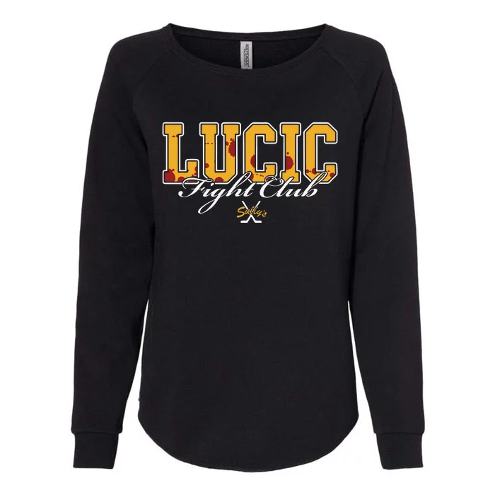 Lucic Fight Club 15th Anniversary Womens California Wash Sweatshirt