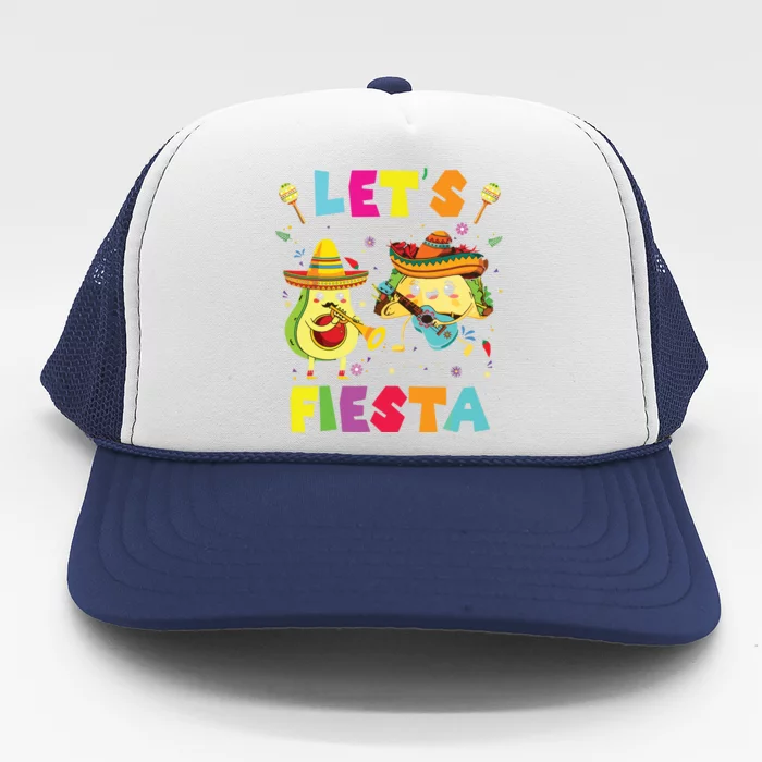 Lets Fiesta Cute Funny Trucker Hat