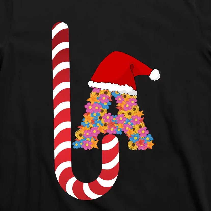 La Funny Christmas Candy Cane T-Shirt