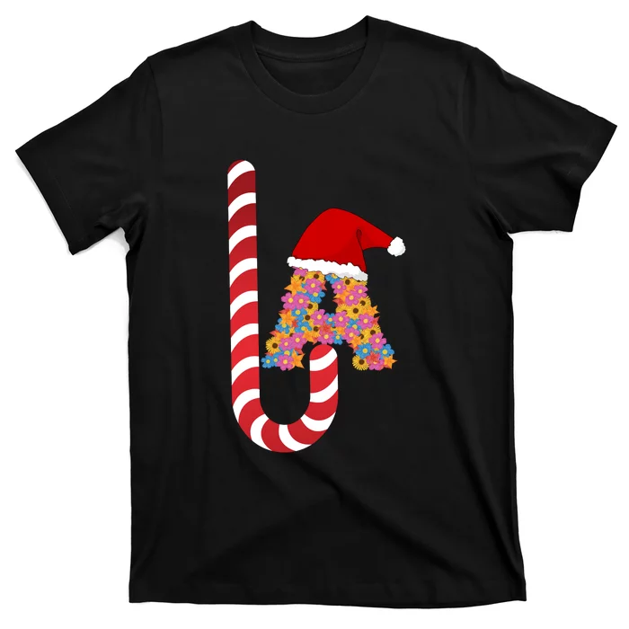 La Funny Christmas Candy Cane T-Shirt