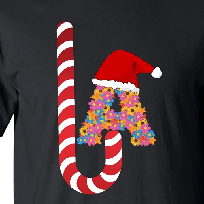 La Funny Christmas Candy Cane Tall T-Shirt