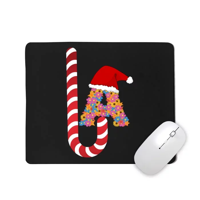 La Funny Christmas Candy Cane Mousepad