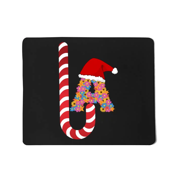 La Funny Christmas Candy Cane Mousepad