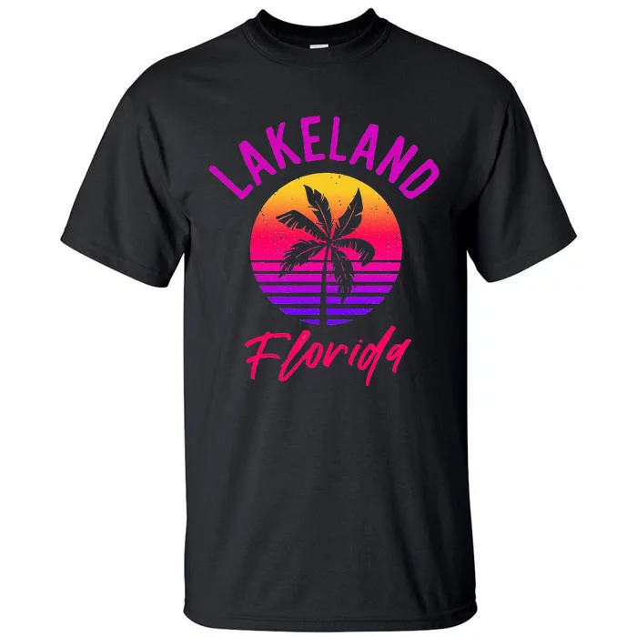 Lakeland Florida Cool Retro Vintage Sun Of Lakeland Fl Tall T-Shirt