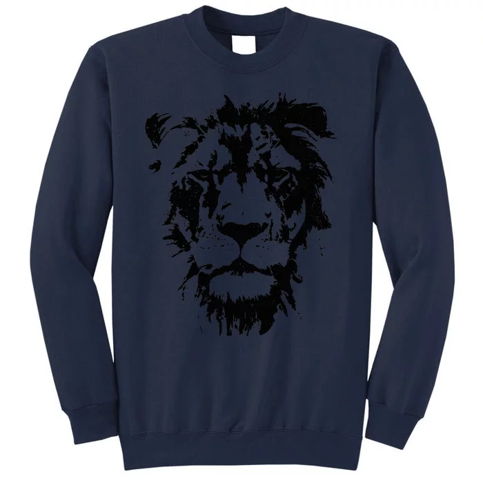 Lion Face. Cool Zoo Animals Zoo Keeper Tall Sweatshirt