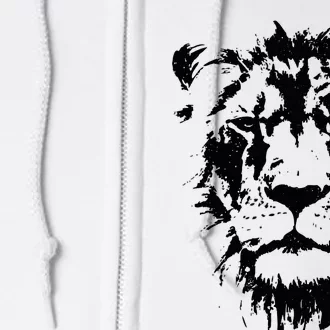 Lion Face. Cool Zoo Animals Zoo Keeper Full Zip Hoodie