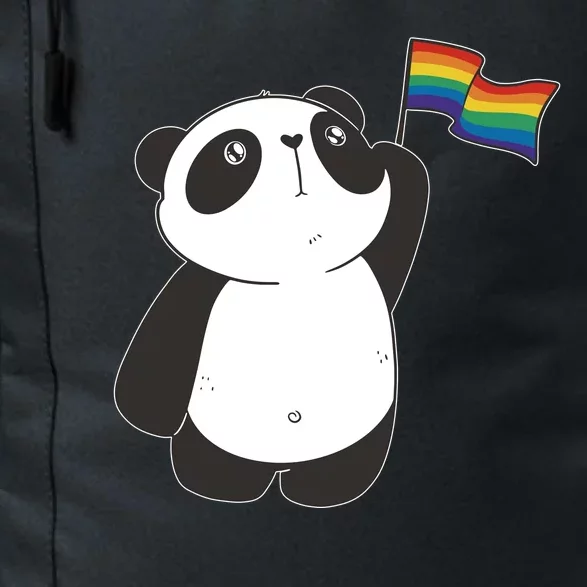 LGBTQ Flag Cute Panda Daily Commute Backpack