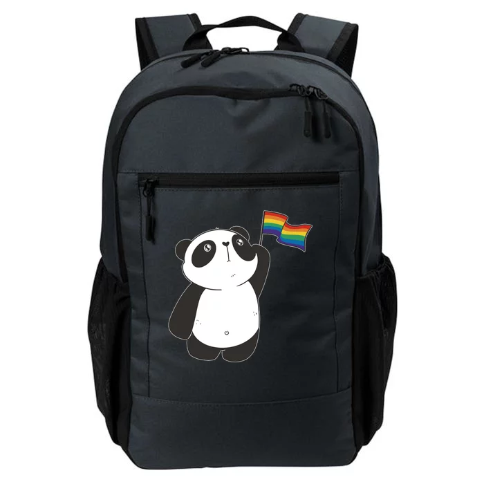 LGBTQ Flag Cute Panda Daily Commute Backpack