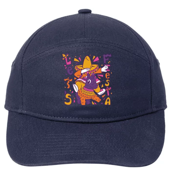 Let's Fiesta Cinco De Mayo Celebration 7-Panel Snapback Hat