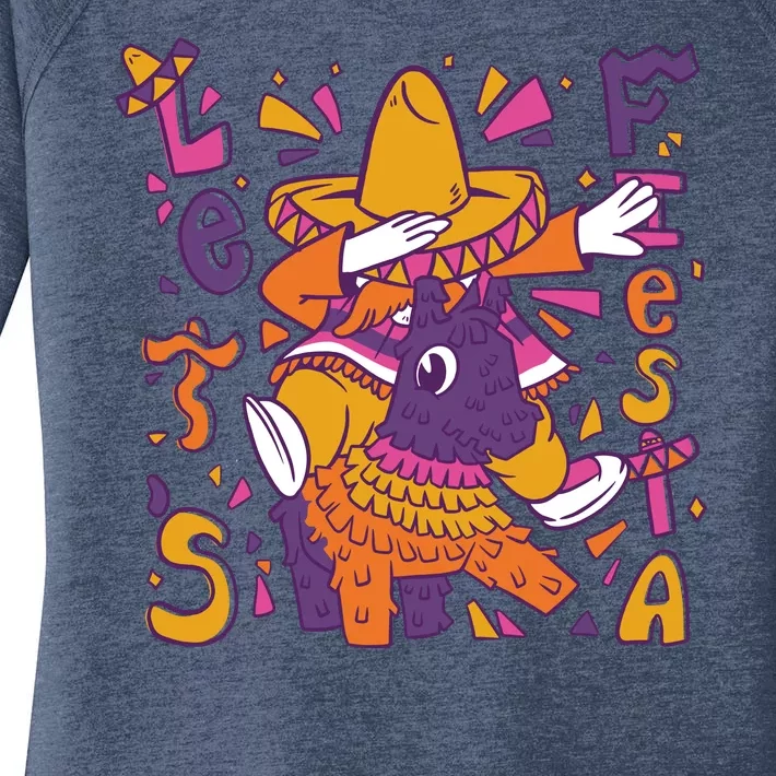 Let's Fiesta Cinco De Mayo Celebration Women's Perfect Tri Tunic Long Sleeve Shirt