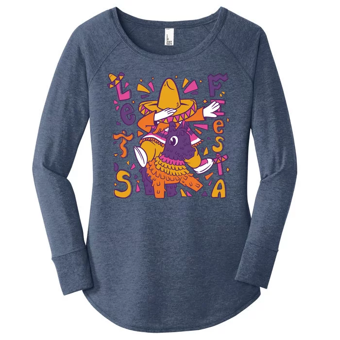 Let's Fiesta Cinco De Mayo Celebration Women's Perfect Tri Tunic Long Sleeve Shirt