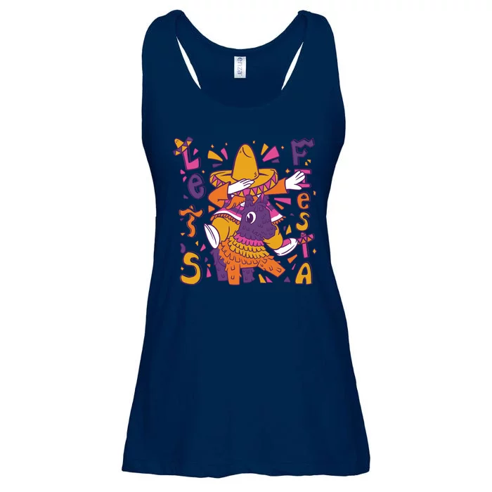 Let's Fiesta Cinco De Mayo Celebration Ladies Essential Flowy Tank