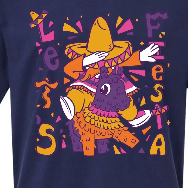 Let's Fiesta Cinco De Mayo Celebration Sueded Cloud Jersey T-Shirt