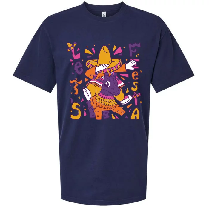 Let's Fiesta Cinco De Mayo Celebration Sueded Cloud Jersey T-Shirt