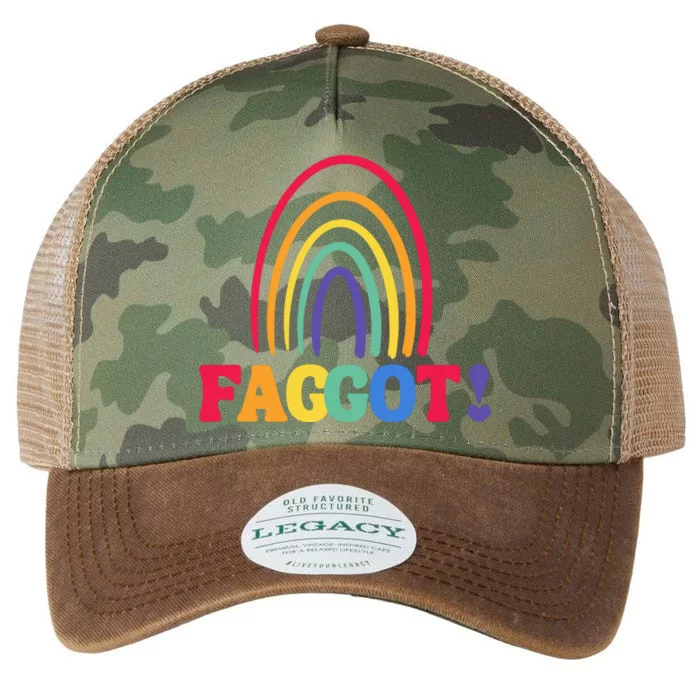 Lgbt Faggot Colorful Legacy Tie Dye Trucker Hat