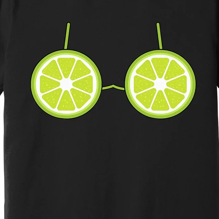 Lime Fruit Costume Fun and Festive Halloween Outfit Premium T-Shirt