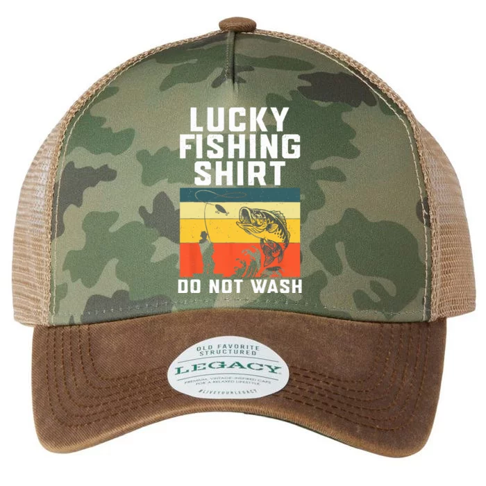 Lucky Fishing Do Not Wash Vintage Fishing Lover Gag Legacy Tie Dye Trucker Hat