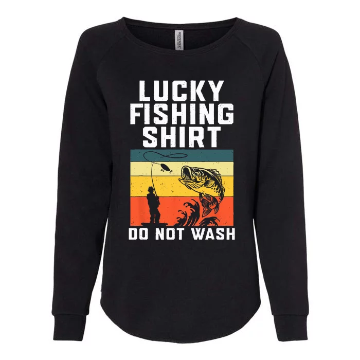 Lucky Fishing Do Not Wash Vintage Fishing Lover Gag Womens California Wash Sweatshirt