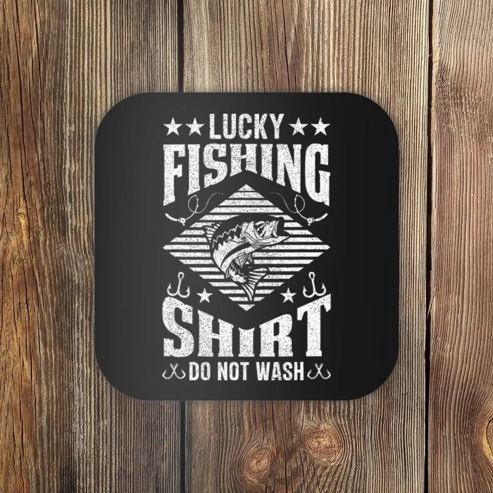 Lucky Fishing Do Not Wash Coaster