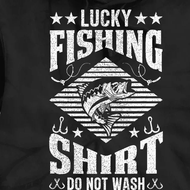 Lucky Fishing Do Not Wash Tie Dye Hoodie