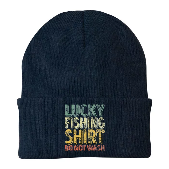 Lucky Fishing Do Not Wash Fisherman Christmas Knit Cap Winter Beanie