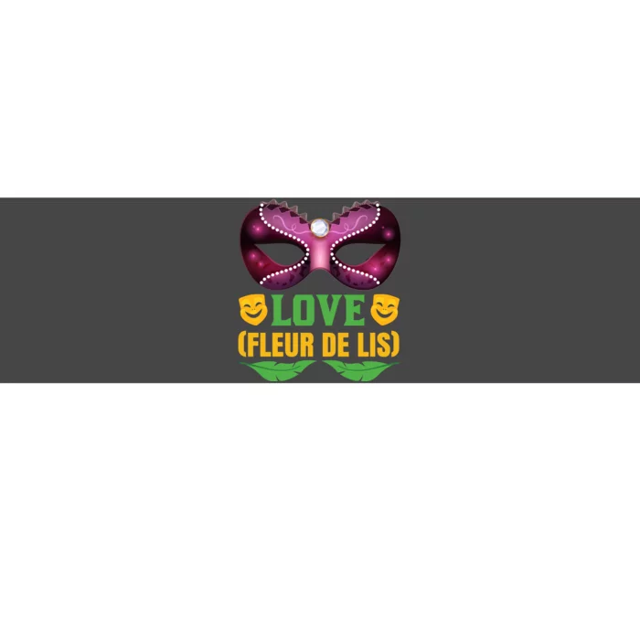 Love Fleur De Lis Bumper Sticker