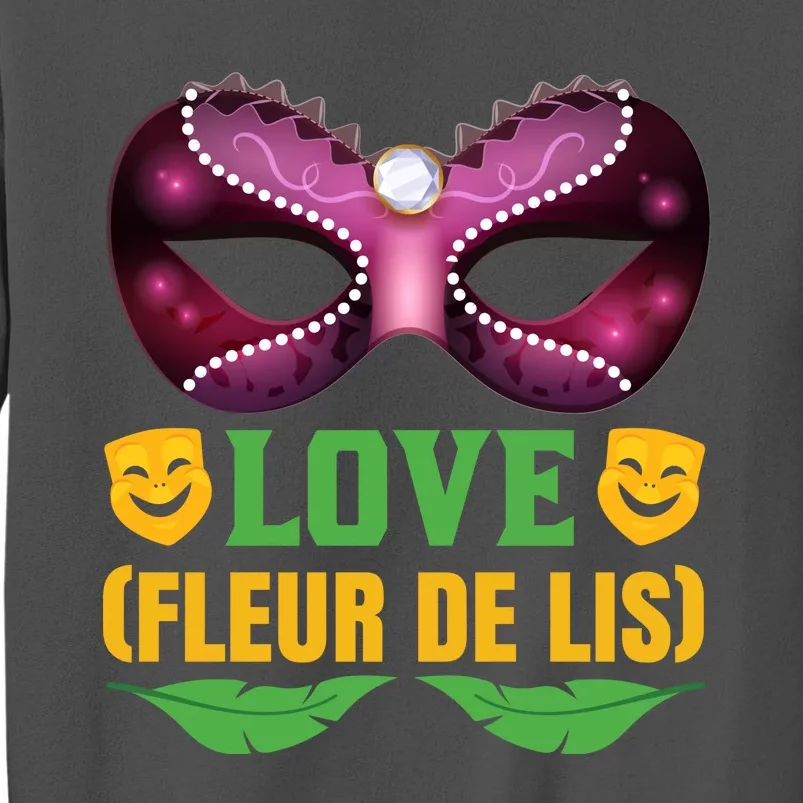 Love Fleur De Lis Tall Sweatshirt