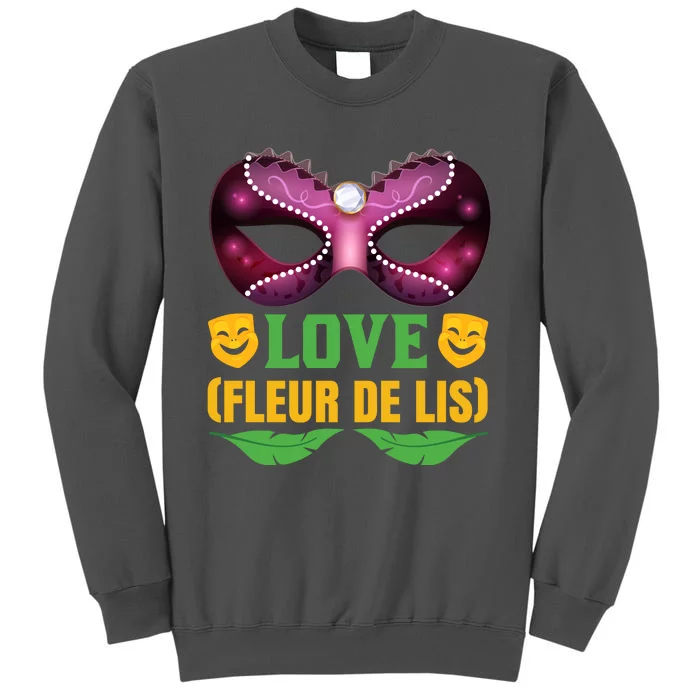 Love Fleur De Lis Tall Sweatshirt