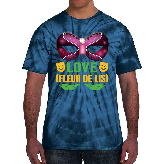 Love Fleur De Lis Tie-Dye T-Shirt