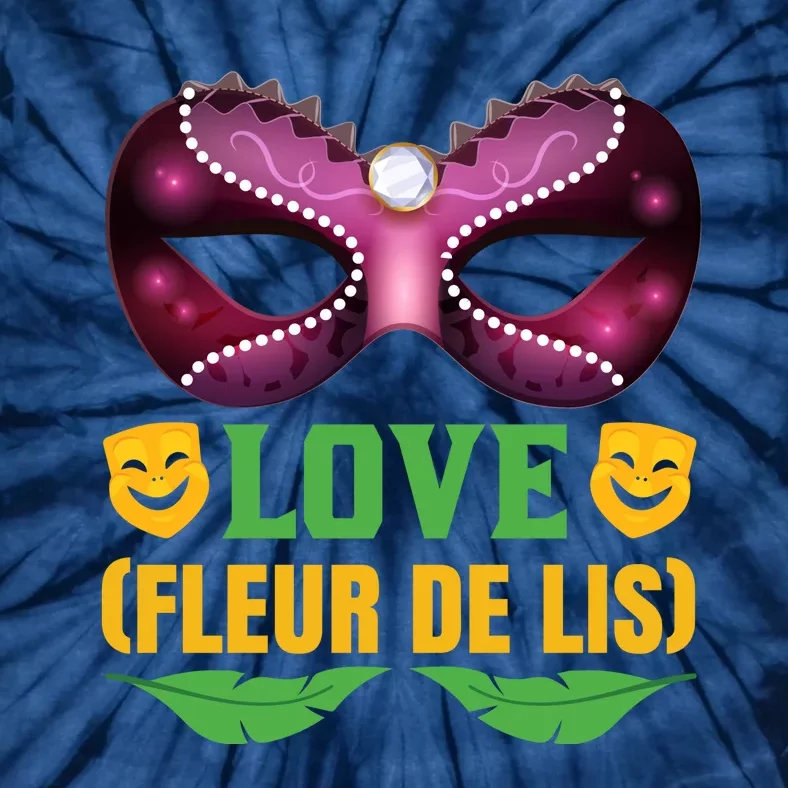 Love Fleur De Lis Tie-Dye T-Shirt