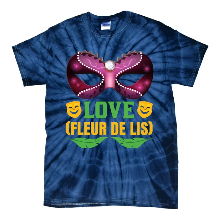 Love Fleur De Lis Tie-Dye T-Shirt