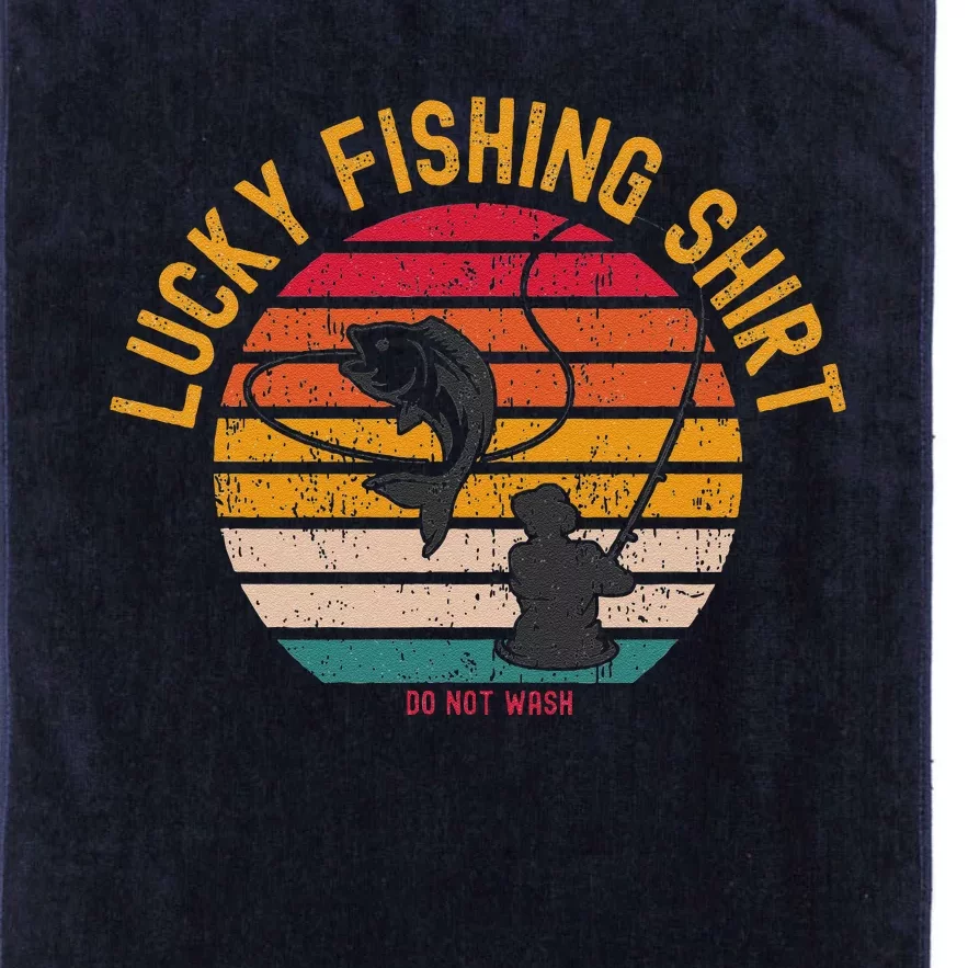 Lucky Fishing Do Not Wash Fishing Platinum Collection Golf Towel