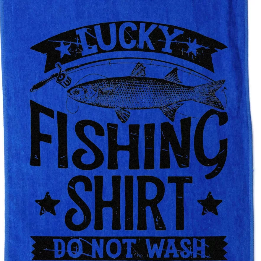 Lucky Fishing Do Not Wash Fishing Platinum Collection Golf Towel