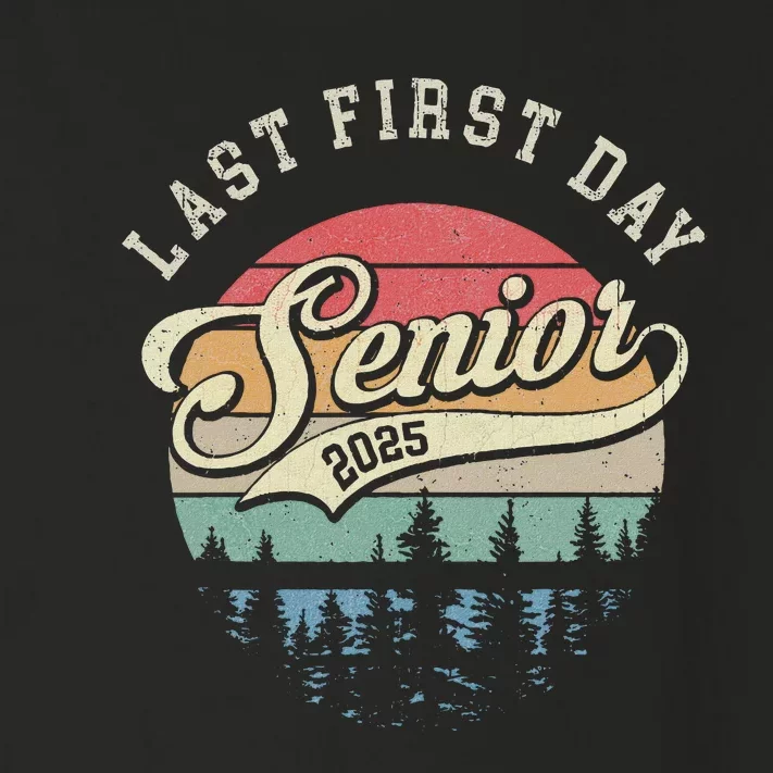 Last First Day Senior 2025 Class Of 2025 Back To School Toddler Long Sleeve Shirt