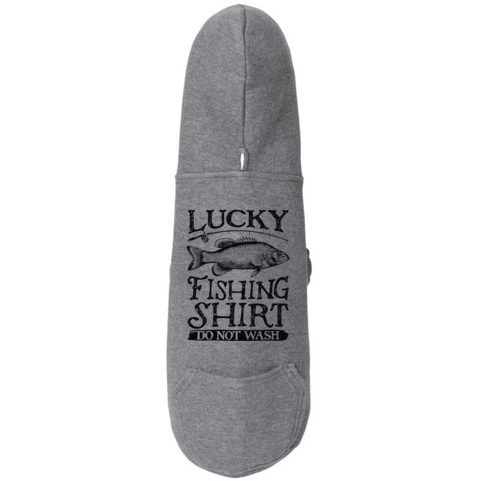 Lucky Fishing Do Not Wash Fishing Doggie 3-End Fleece Hoodie