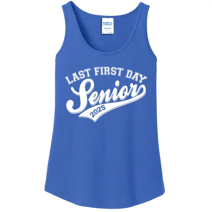 Last First Day Senior 2025 Graduate Graduation Ladies Essential Tank