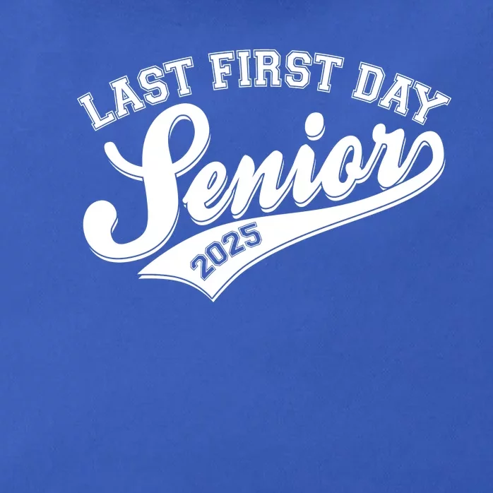 Last First Day Senior 2025 Graduate Graduation Zip Tote Bag