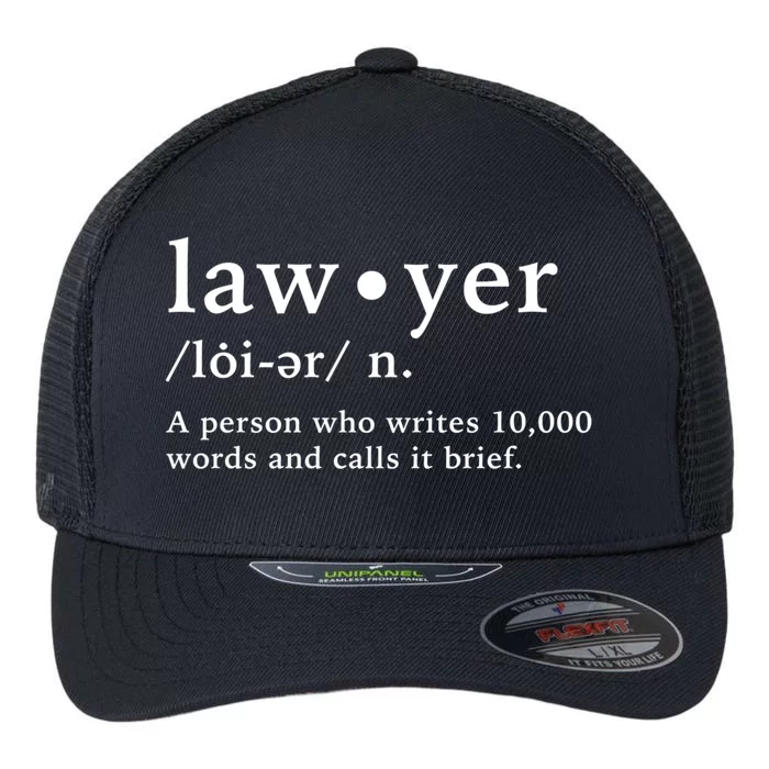 Lawyer Funny Dictionary Definition Meaningful Gift Flexfit Unipanel Trucker Cap