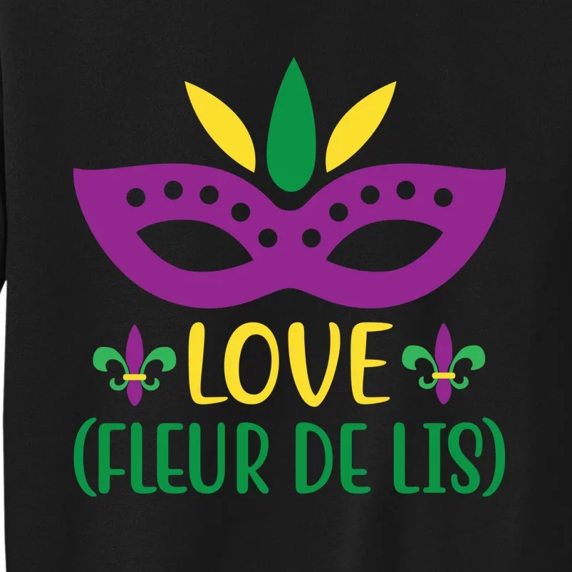 Love Fleur De Lis Tall Sweatshirt