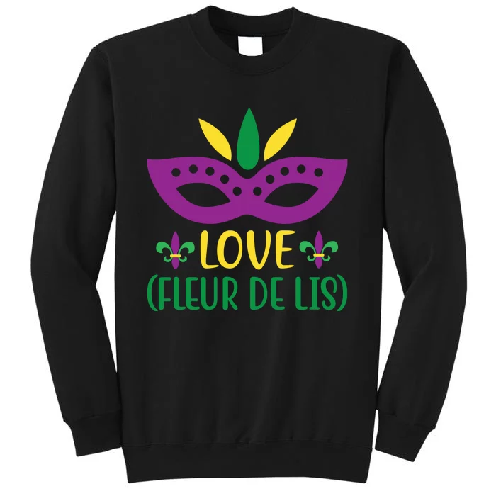 Love Fleur De Lis Tall Sweatshirt