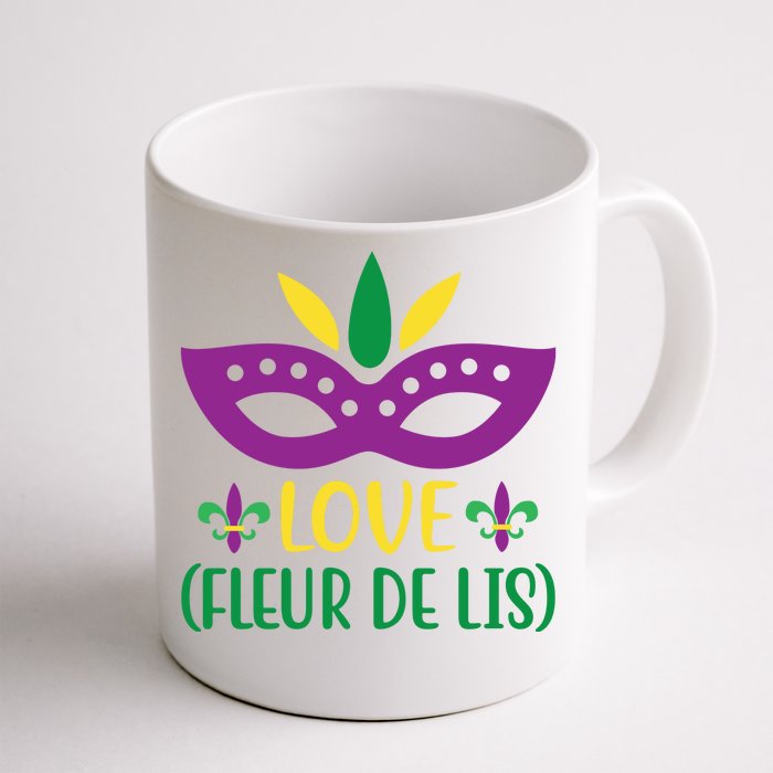 Love Fleur De Lis Front & Back Coffee Mug