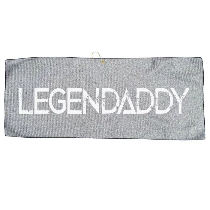 Legendaddy Fathers Day Father Dad Papa Legend Daddy Gift Large Microfiber Waffle Golf Towel