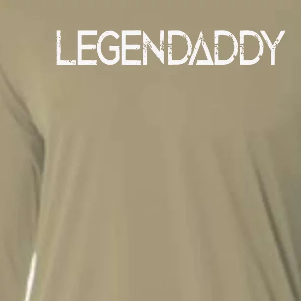 Legendaddy Fathers Day Father Dad Papa Legend Daddy Gift Cooling Performance Long Sleeve Crew